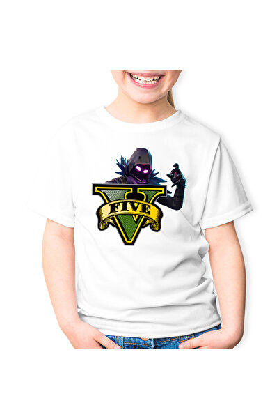 OEM Tricou copii Raven Fortnite GTA V Skin