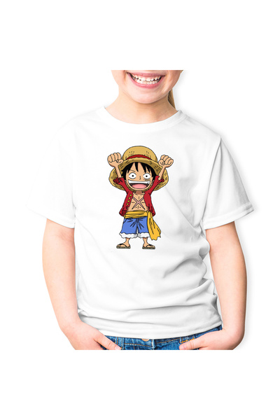 OEM Tricou copii One Piece Monkey D Luffy Pirate Warrior Anime