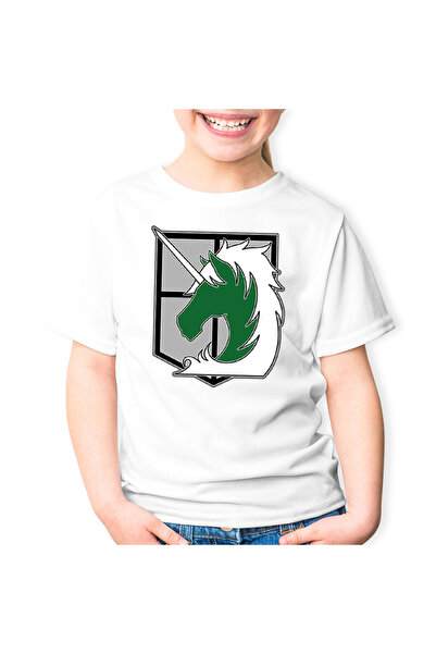 OEM Tricou copii Attack on Titan Military Police Crest Anime