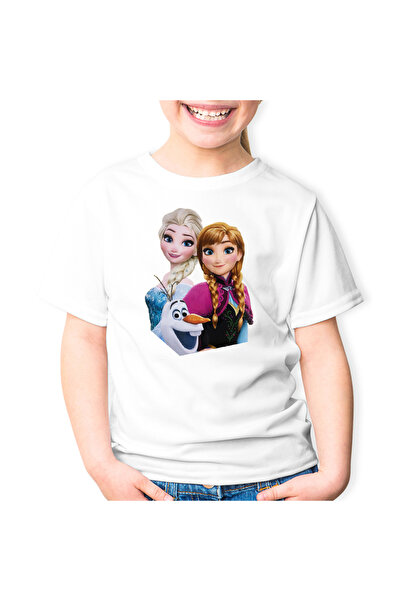 OEM Tricou copii Disney Elsa Frozen Ana Surori Olaf