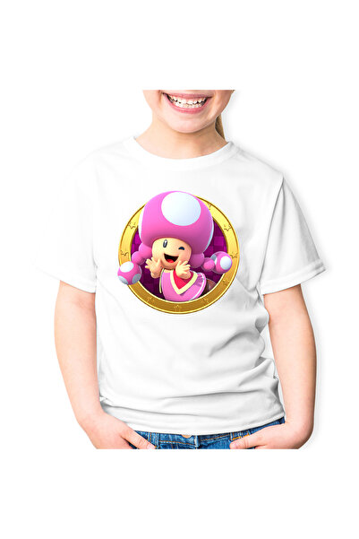 OEM Tricou copii Super Mario Bros Star Rush Toad 3D