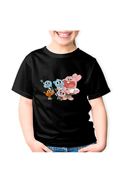 OEM Tricou copii Lumea lui Gumball Familie Animatie