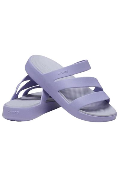 Crocs Getaway Strappy 209587-5bn Γυναικεία Μωβ Σανδάλια & Παντόφλες