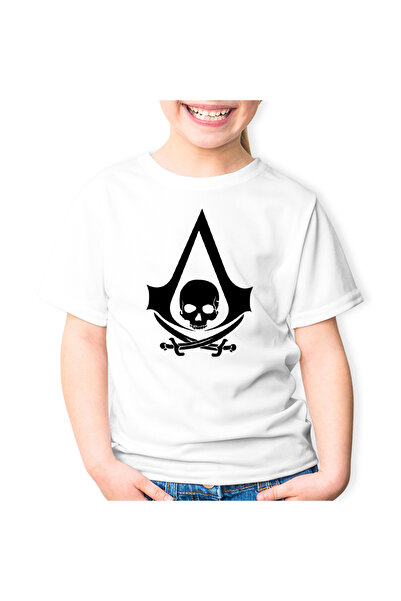 OEM Tricou copii Black Flag Assassin's Creed Logo Emblem