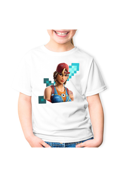 OEM Tricou copii Sparkplug Fortnite Minecraft Diamond Sword