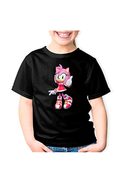 OEM Tricou copii Sonic Hedgehog Iubita Amy Rose