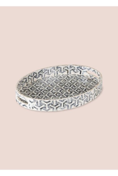 The Mia Oval Tray 50X36X6 cm Tlc0094