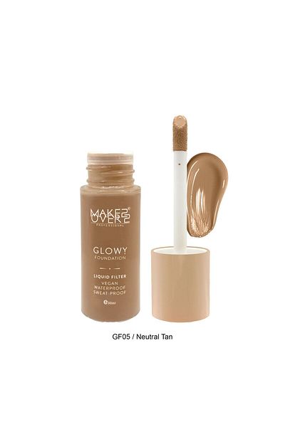 Makeover22 Glowy Foundation Liquid Filter Neutral Tan-GF05
