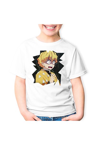 OEM Tricou copii Demon Slayer Zenitsu Manga