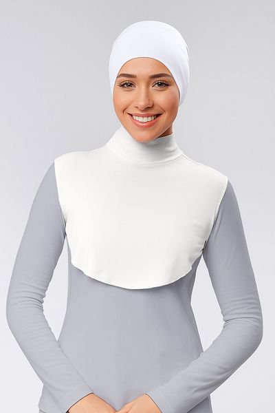 Mesa Charm طوق رقبة من القطن الممشط، نصف طوق صيد، غير قابل للانزلاق، غير قابل للعرق، إكرو