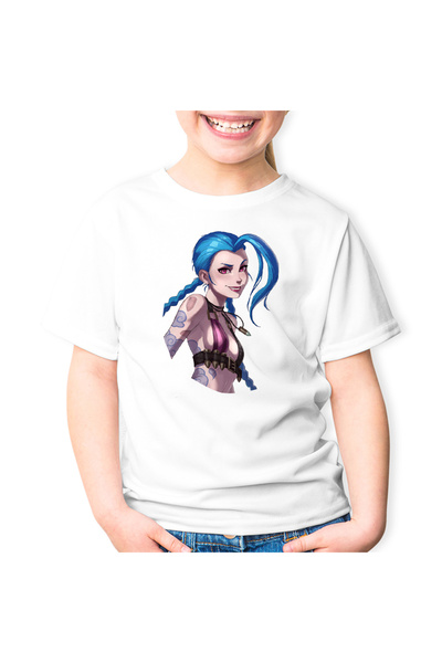 OEM Παιδικό μπλουζάκι Jinx League of Legends Champion TikTok