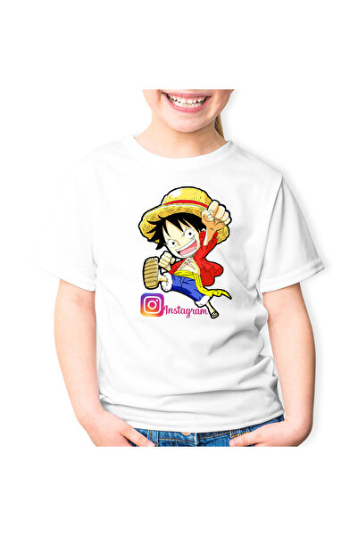 OEM Tricou copii One Piece Luffy Instagram Creator Insta Gamer
