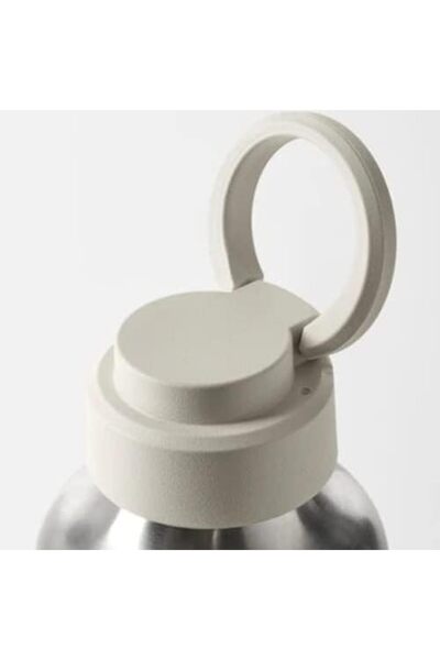 IKEA ENKELSPÅRIG Water bottle, stainless steel/beige 0.5 l