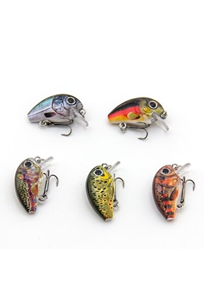 FISHINGBOX MAKE FISHING BETTER Set 5 voblere FishingBox, pescuit clean, pastr...