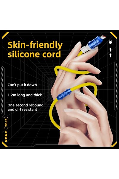 piva BEVA CTL-H Type-C PD Fast Charging Cable 27W Supports Android, iPhone 15/16, iPad Type-C, 1.2m