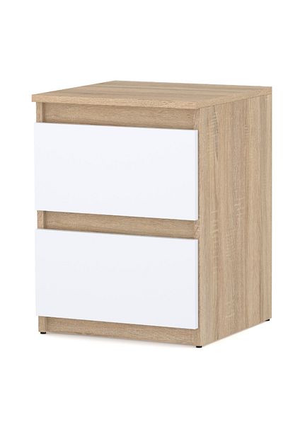 Meble NOPTIERĂ SONOMA STEJAR ALB MAT 40 CM 2 SERTARE NAKASTLIK NOPTIERĂ