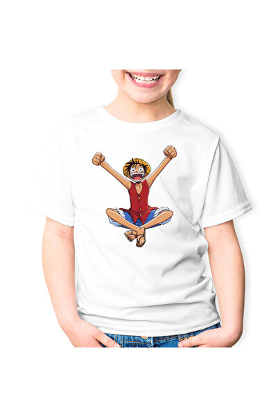 OEM Παιδικό T-shirt One Piece Luffy Pirate Vagabond Sailor Anime