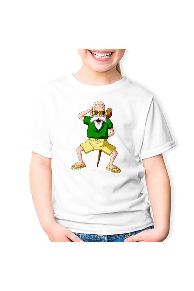 OEM Tricou copii Dragon Ball Z Master Roshi Ninja Shaolin Sensei