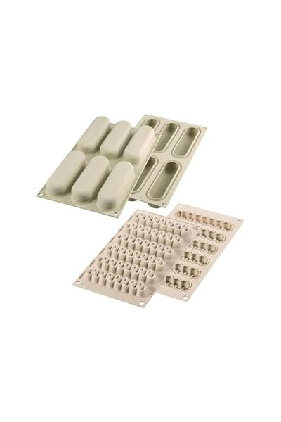 silikomart Kit Pentru Eclere, Kit Pop Eclair, 6 Cavitati