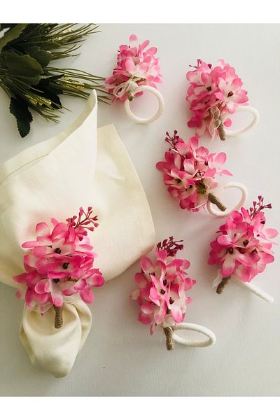 LİMOMİ Hyacinth Flower Napkin Ring