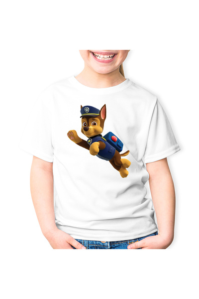 OEM Tricou copii Paw Patrol Chase Dog Politist Dinamo