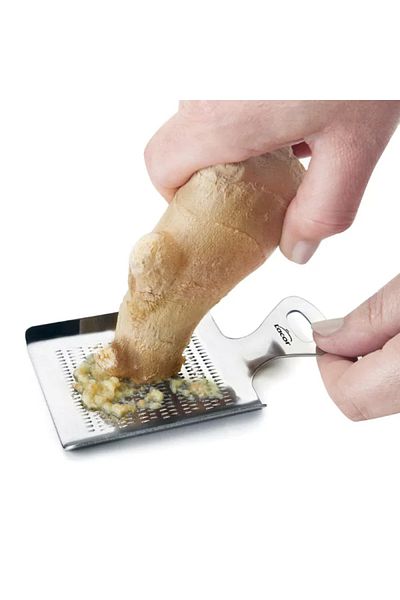 Lacor Mini stainless steel grater for ingredients, 11x7 cm