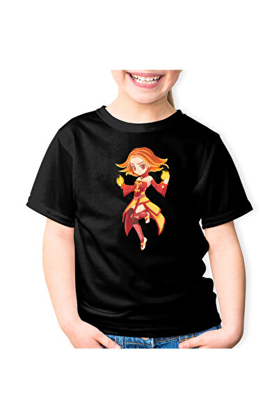 OEM Tricou copii Dota 2 Lina Slayer Hero Magical Damage Chibi