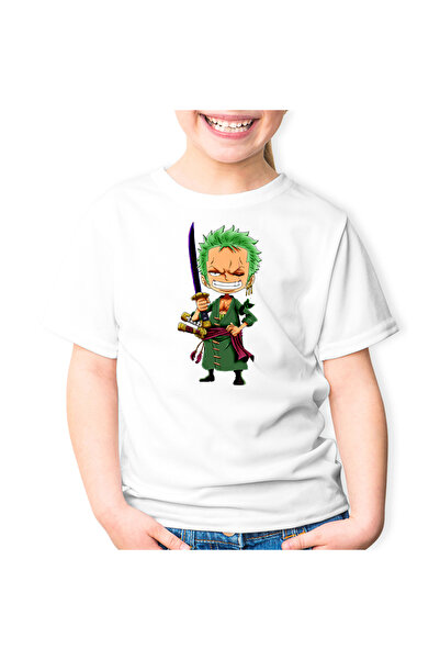 OEM Παιδικό T-shirt Roronoa Zoro Chibi One Piece Baby Samurai Ninja