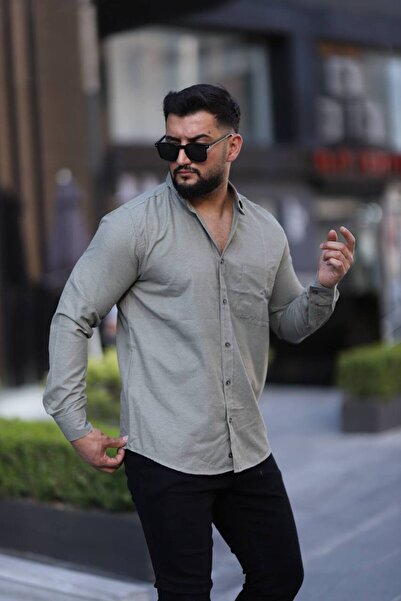 Klothy Ανδρικό μακρυμάνικο πουκάμισο μονής τσέπης 2633