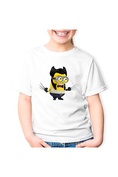 OEM Tricou copii Wolverine Logan X Men Minions Minioni