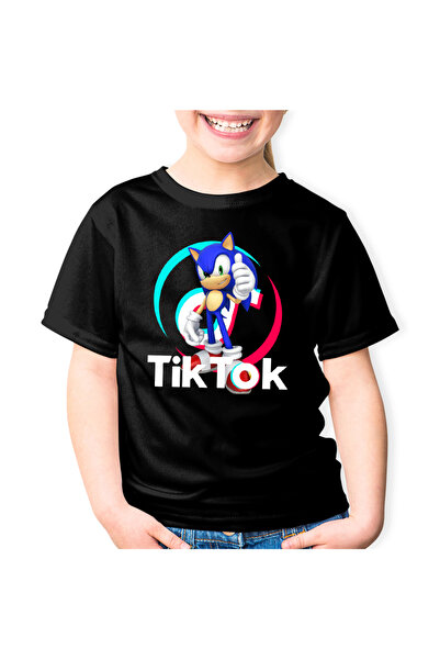 OEM Tricou copii Sonic the Hedgehog Tiktok Tik Tok Creator Play