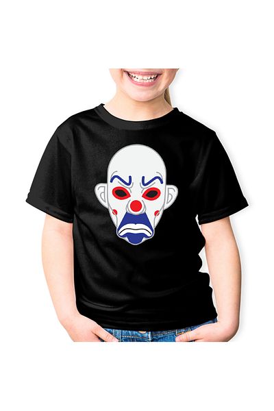 OEM Tricou copii Joker Mask Horror Rebel Hacker Fortnite