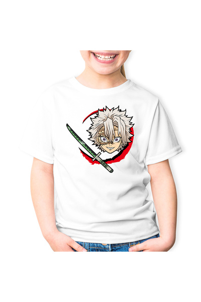 OEM Tricou copii Demon Slayer Sanemi Bebe Samurai