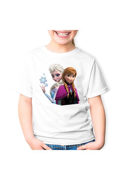 OEM Tricou copii Disney Frozen Surori Elsa Ana Printese