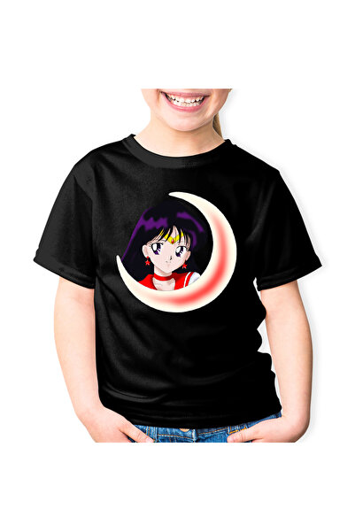 OEM Tricou copii Marte Sailor Moon Black Hair Anime