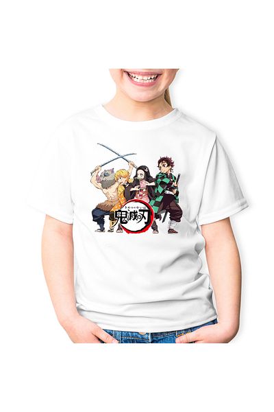 OEM Tricou copii Demon Slayer All Gang Anime