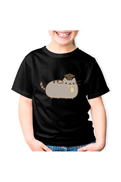 OEM Tricou copii Pusheen Cat Absolvent Pisica Kitty Kitten