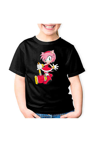 OEM Tricou copii Sonic Amy Rose Atleta Alergatoare