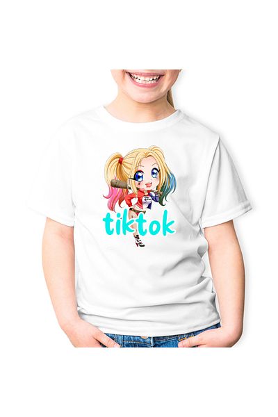 OEM Tricou copii Joker Suicide Squad Tiktok Tik Tok Creator