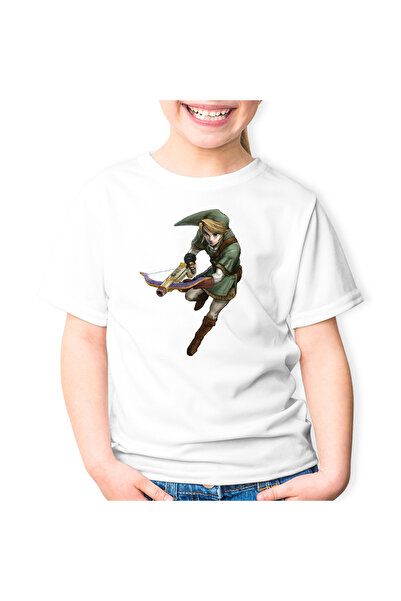 OEM Tricou copii Legend of Zelda Link Arbaleta Sky