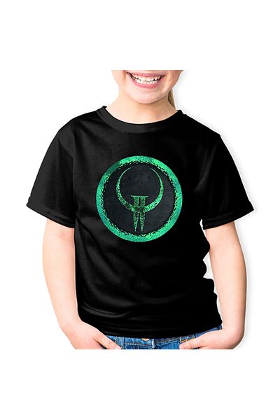 OEM Tricou copii Quake Icon Emblema Logo