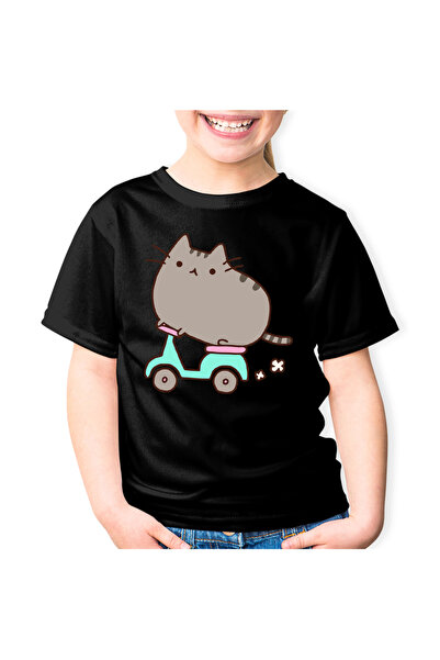 OEM Tricou copii Pusheen Cat Scuter Pisica Valentine's Day Love