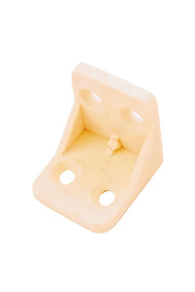 flores Plastic corner for countertop support, cream, 26 x 26 x 26 mm, 100 pcs / set