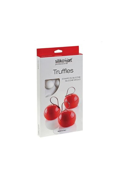 silikomart Spherical Silicone Mold, Truffles 120, 8 Cavities, Ø62 × 52mm