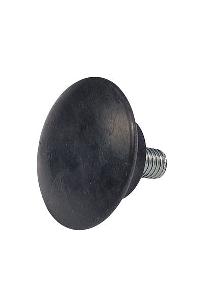 flores Furniture leg Ø 36 mm, thread M6 x 12 mm, black, 100 pcs / set