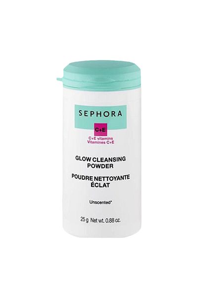 SEPHORA COLLECTION Super Glow Cleansing Powder – Brightening Vitamin C+E, Travel‑Friendly 25 g