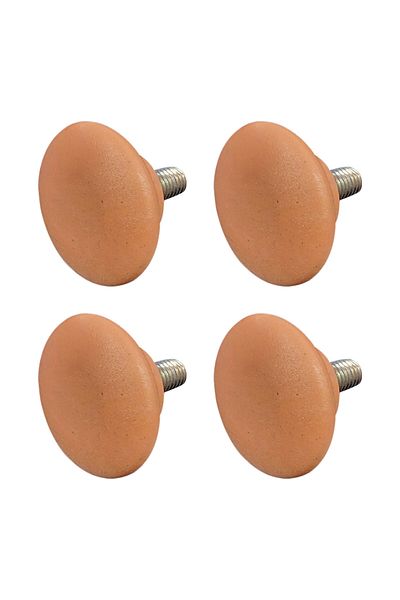 flores Furniture leg Ø 36 mm, thread M6 x 12 mm, pair, 4 pcs / set