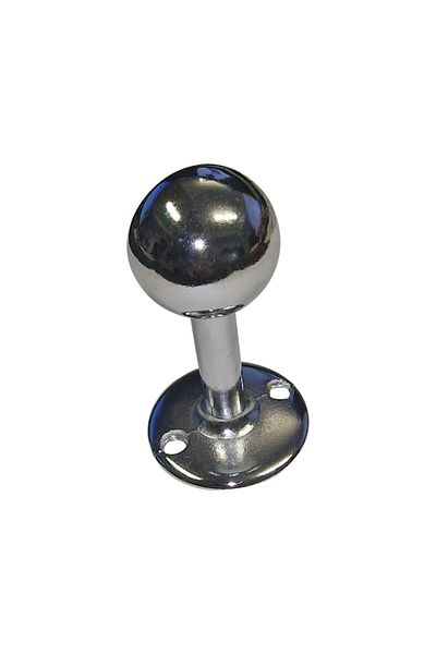 flores Metal bar end cap, shiny chrome, inner Ø 25 mm