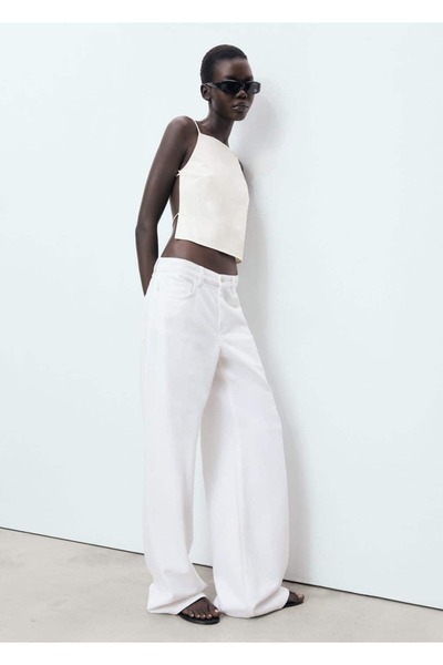 MANGO Woman Sırtı açık bluz