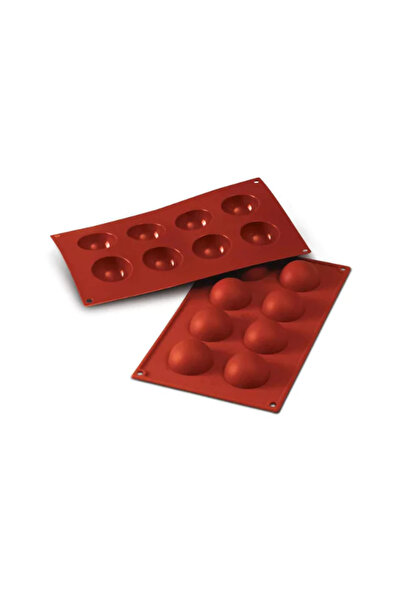 silikomart Semi-spherical silicone mold, Hemisphere Sf004, 8 cavities